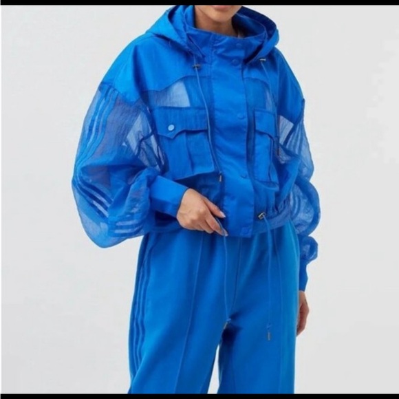 IVY PARK Jackets & Blazers - Adidas x Ivy Park Coverup Oversized Crop Jacket size M